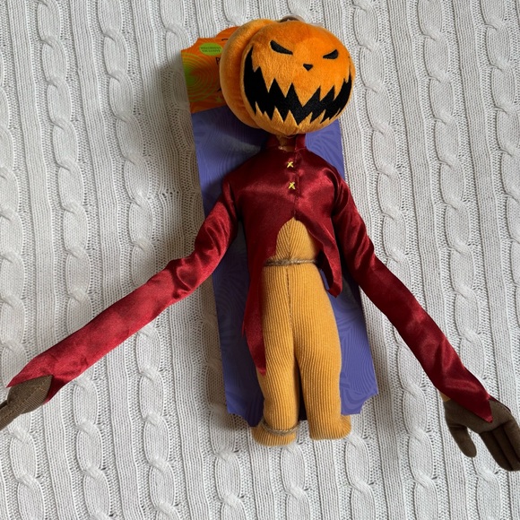 Nightmare Before Christmas Poseable Pumpkin King Hanging Halloween Decor NEW NBC - Picture 1 of 4